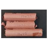 Collection of Old U.S. Pennies (1947 S & 1948 S)