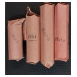 Collection of U.S. Pennies (1941, 1941 D & 1941 S)