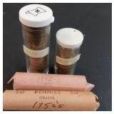 Collection of Old United States Pennies
