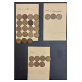 Lot of (29) Old Wheat Pennies (1929, 1929 S &