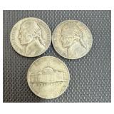 Silver Five Cent Coin 1944