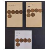 Lot of (16) Old Wheat Pennies (mid 1920ï¿½s)