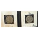 Silver Chile Coin  1881