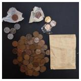 Collection of Old U.S. Wheat Pennies