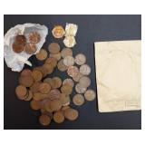 Collection of Old Pennies