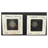 Silver Old Spanish Colonies 1789, 1817