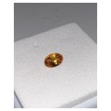 1.10ct Aug 6x4mm oval Spess Garnet
