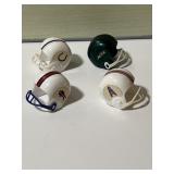 Lot of (4) Vintage NFL Gumball Mini Football
