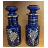 Vintage Cobalt Blue Glass