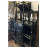 Antique black cabinet