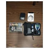 Lot w/Lite Brite & Miscellaneous Accessories