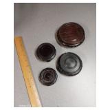 Lot Carved Rosewood Bases