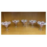 Vintage Hand Painted Pink Glasses