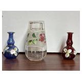 Vintage Small Hand Painted Vase
