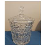 Vintage Crystal Jar with Lid