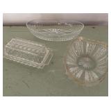 (3) Glass Serving Dishes