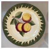 Set of 5 Hand-painted Fruit Decorated Plates