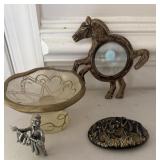 Decorative Collectible Items & Magnifying Glass