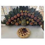 Decorative Fruit & Pie Displays