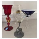 Collection of Vintage Party Glasses