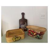 Wooden Basket & decorative Item