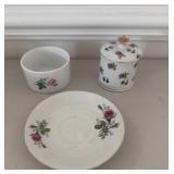 Vintage Porcelain Floral Dishes