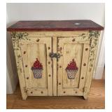 Vintage 2-Door Country Cabinet