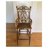 Vintage Fancy Childï¿½s Baboo Arm Chair