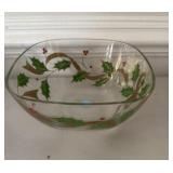 Large Holiday Serving Bowl