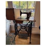 Nice Antique Fancy Iron Based Sewing Machine