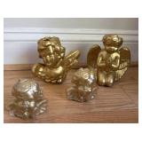 Collection of Cherub Candleholders