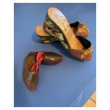 Wooden Vintage decorative shoe