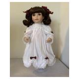 Vintage Doll on Stand