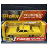 Dinky Plymouth Yellow Cab 278