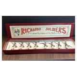 RICHARDS SOLDIERS NEW JERSEY -1776 8 Pieces Metal