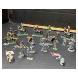 (25) Metal soldiers