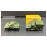 DINKY TOYS Army Cargo Truck & Armored Car