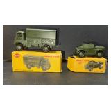 DINKY TOYS Army Covered Wagon & Scout Car