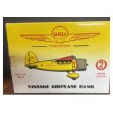 Vintage SHELL AIRPLANE BANK 35016