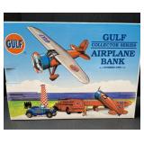 Gulf collectors series airplane bank #35006