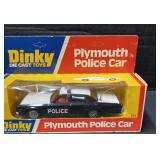 Dinky Toy Plymouth Police Car 244