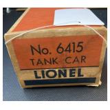 Lionel tank car