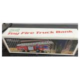 Hess Toy Fire Truck Bank original packaging