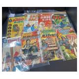 (8) vintage comic books