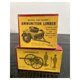 Britains Royal and Confederate artillery die- cast