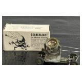WBritains vintage search  light on mobile chassis