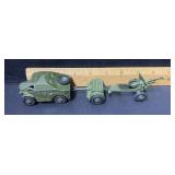 3pc metal army car