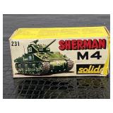 Solido Sherman M4  Metal Die-Cast original box