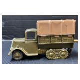 Metal military truck
