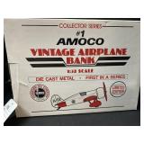 Amoco vintage airplane bank
